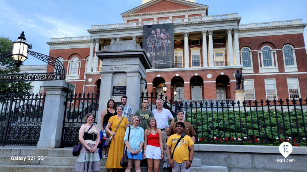 Group photo Haunted Boston Walking Tour on Jun 20, 2024 with Charlie