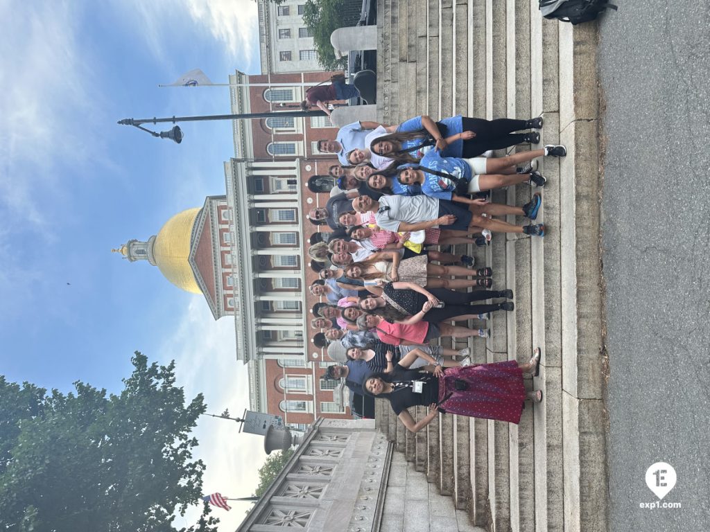 Group photo Freedom Trail Highlights Walking Tour on Jun 25, 2024 with Amber