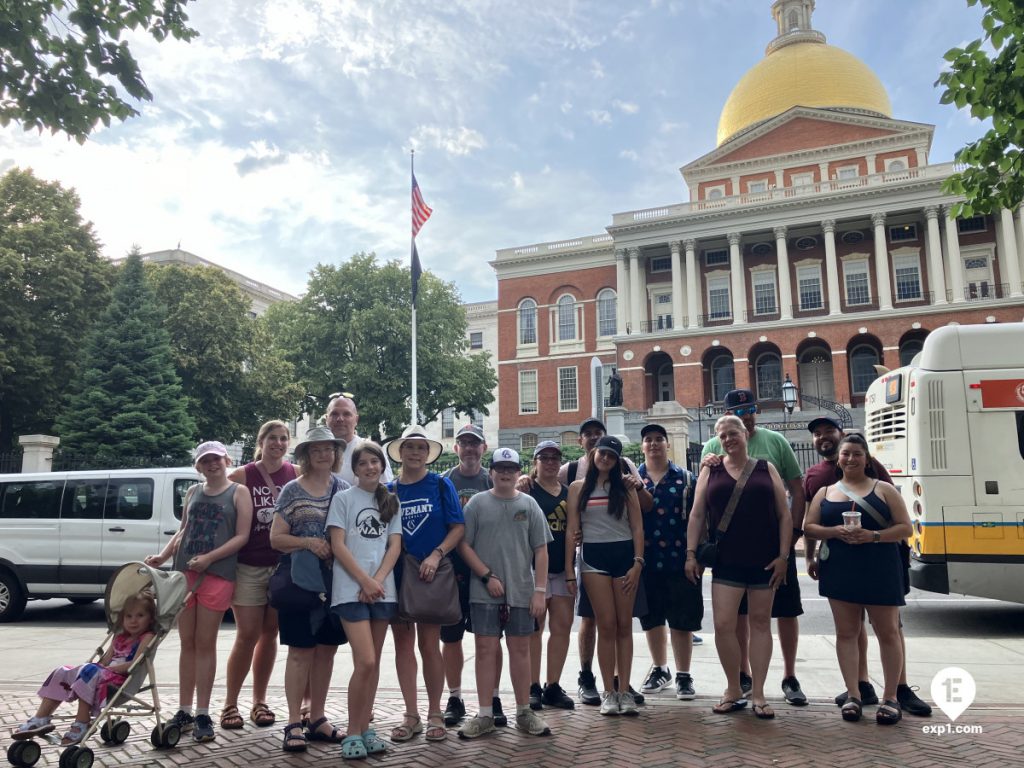 Group photo Haunted Boston Walking Tour on Jun 26, 2024 with Ben