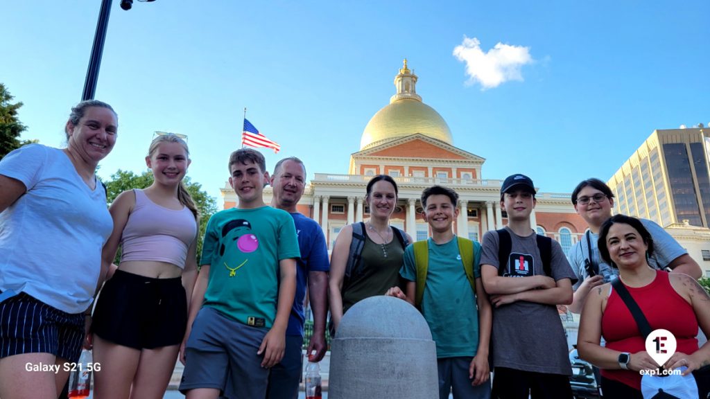 Group photo Haunted Boston Walking Tour on Jun 27, 2024 with Charlie