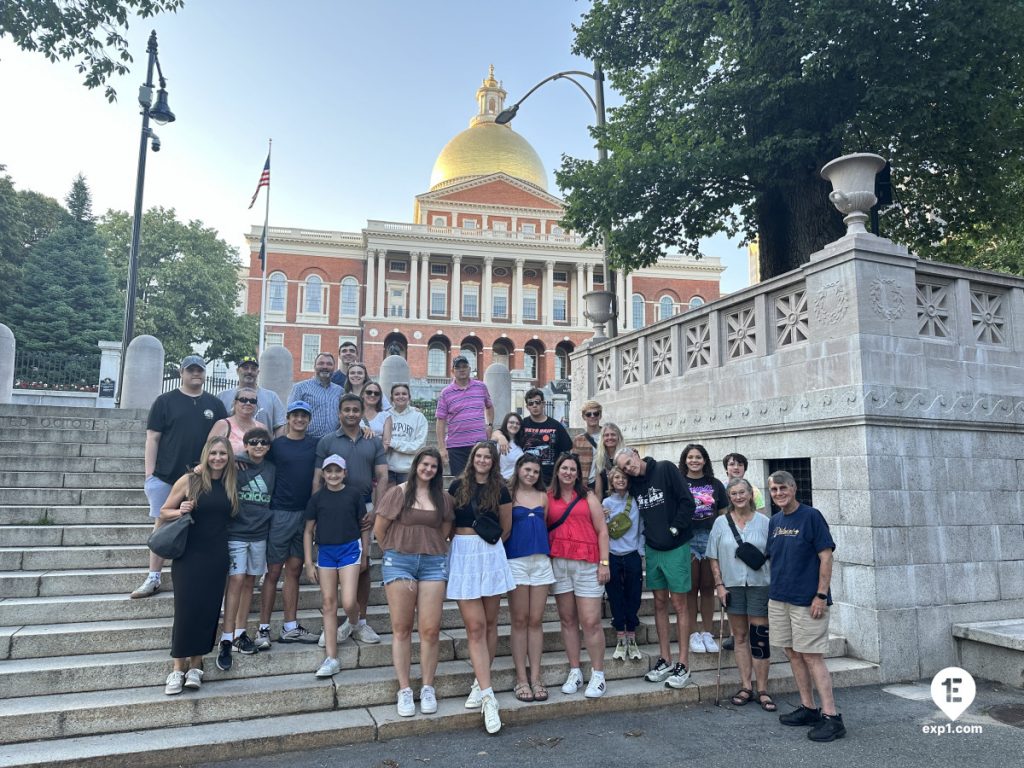 Group photo Haunted Boston Walking Tour on Jul 2, 2024 with Amber