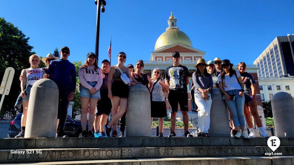 Group photo Haunted Boston Walking Tour on Jul 2, 2024 with Charlie