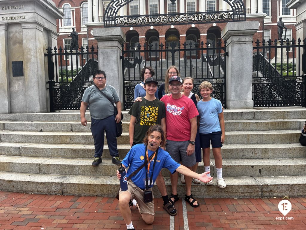 Group photo Haunted Boston Walking Tour on Jul 4, 2024 with Paul