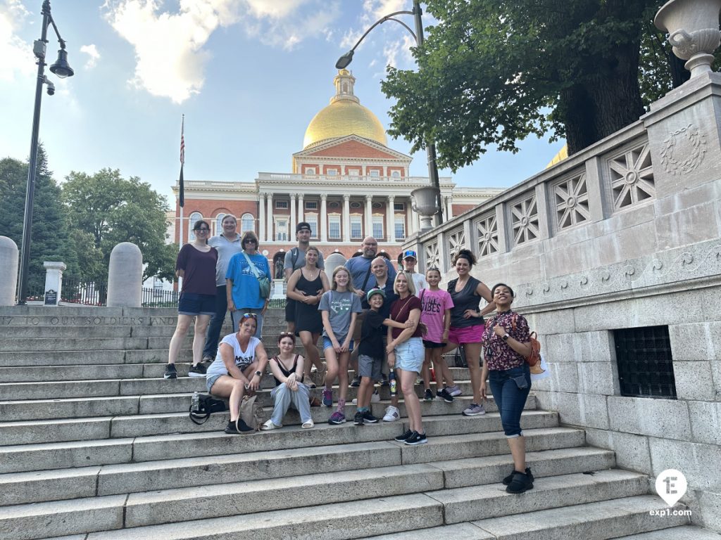 Group photo Haunted Boston Walking Tour on Jul 8, 2024 with Amber