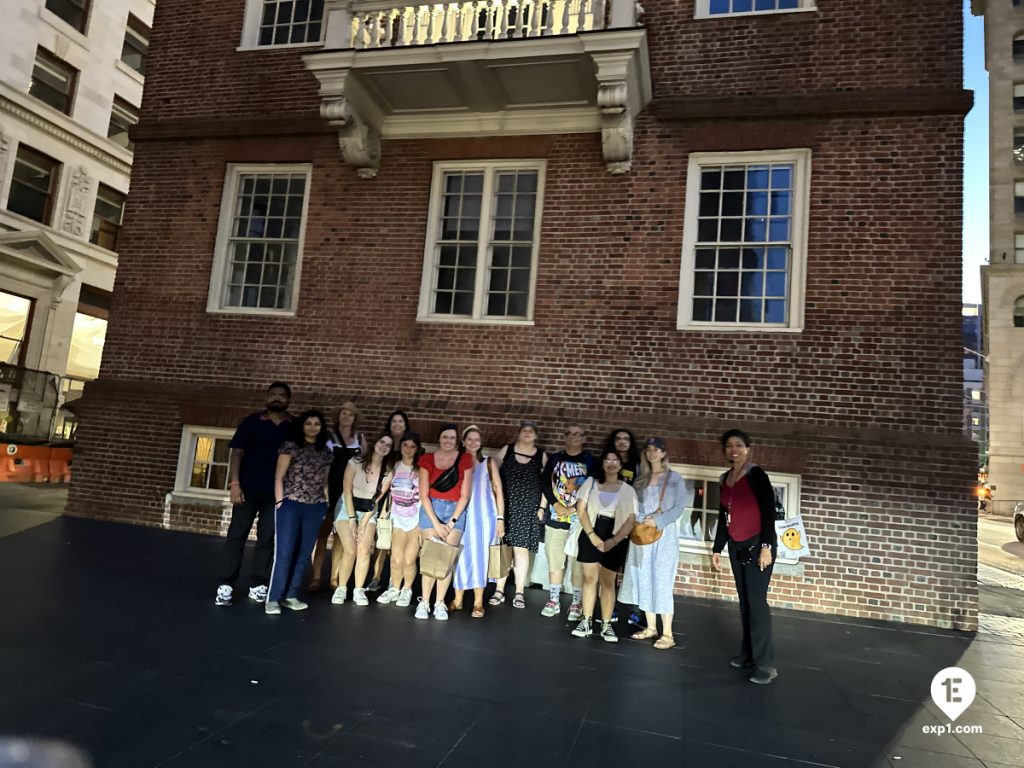 Group photo Haunted Boston Walking Tour on Jul 19, 2024 with Amber