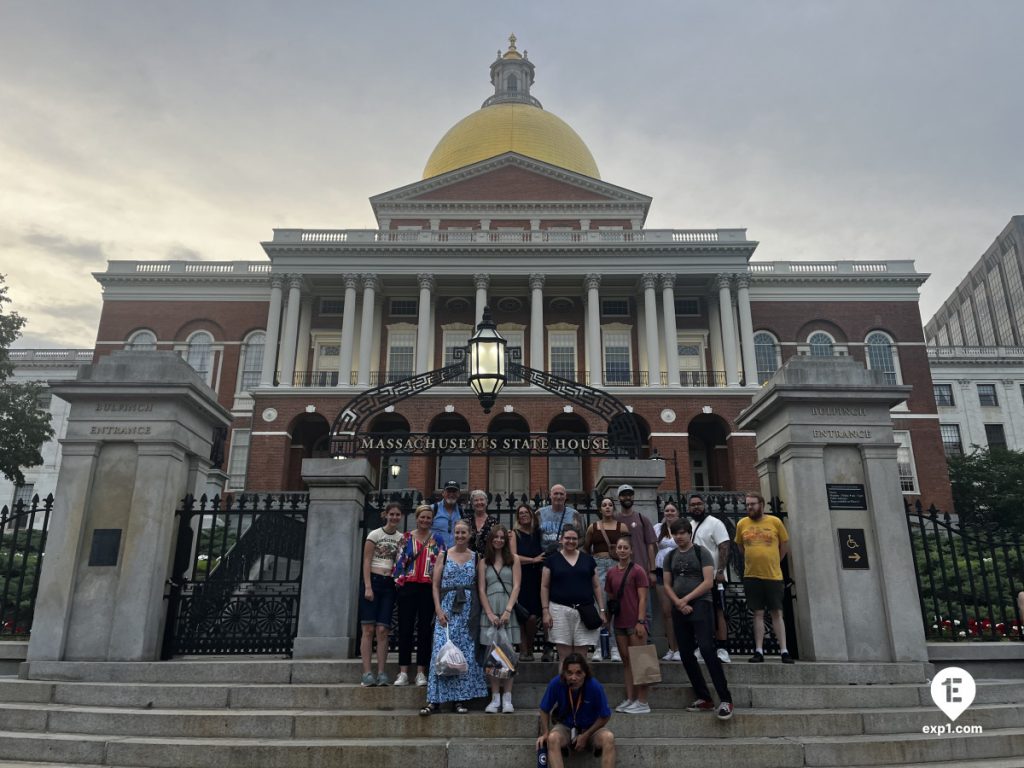 Group photo Haunted Boston Walking Tour on Jul 20, 2024 with Paul