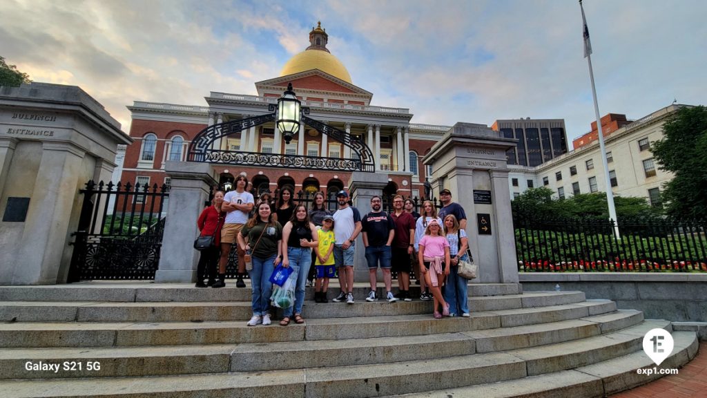 Group photo Haunted Boston Walking Tour on Jul 25, 2024 with Charlie