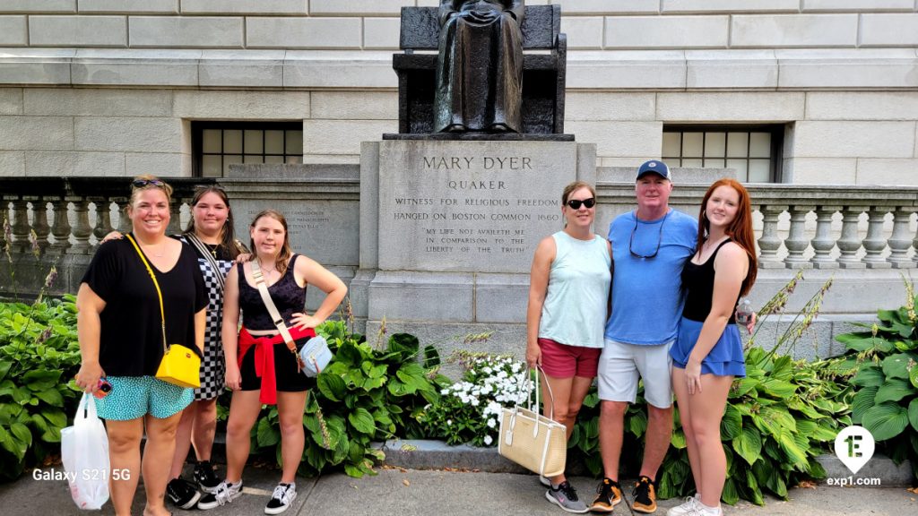 Group photo Haunted Boston Walking Tour on Jul 26, 2024 with Charlie