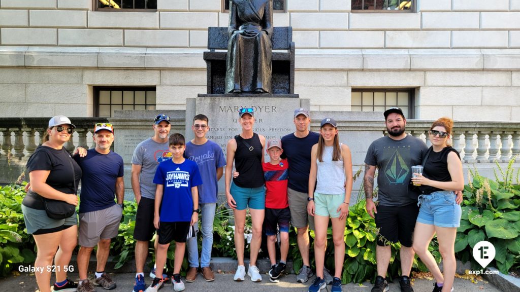 Group photo Haunted Boston Walking Tour on Jul 30, 2024 with Charlie