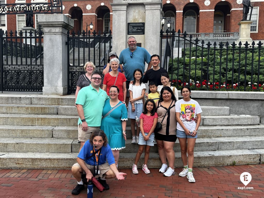 Group photo Haunted Boston Walking Tour on Aug 2, 2024 with Paul