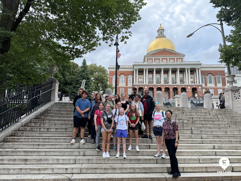 Group photo Haunted Boston Walking Tour on Aug 9, 2024 with Amber