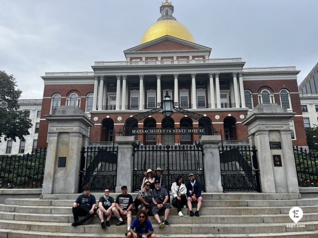 Group photo Haunted Boston Walking Tour on Aug 8, 2024 with Paul