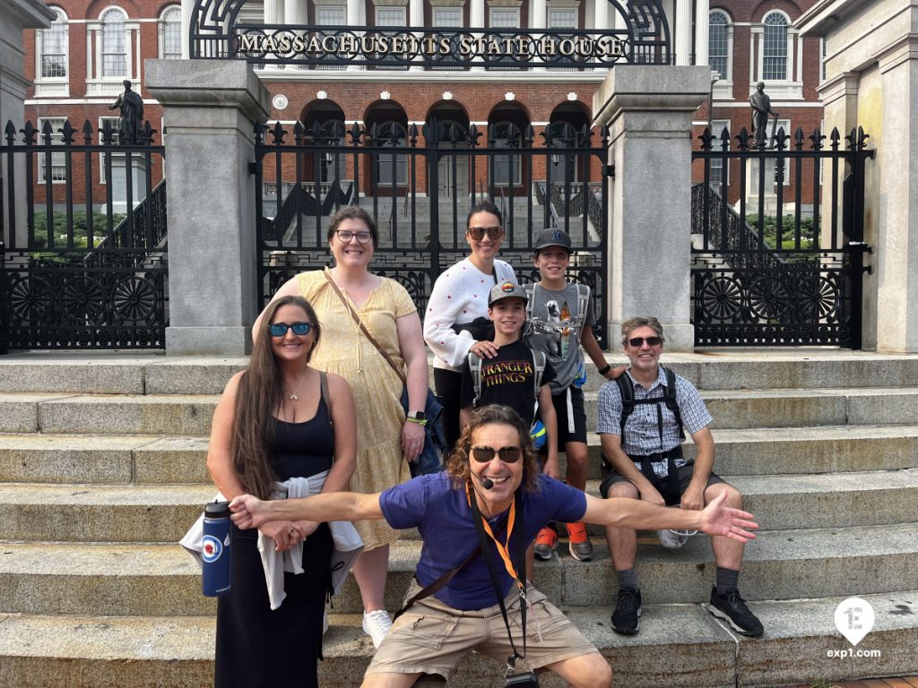 Group photo Haunted Boston Walking Tour on Aug 16, 2024 with Paul