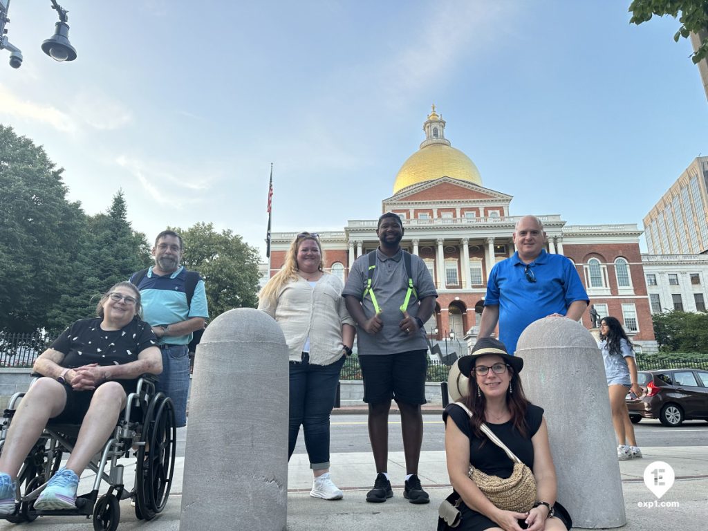 Group photo Haunted Boston Walking Tour on Aug 27, 2024 with Amber