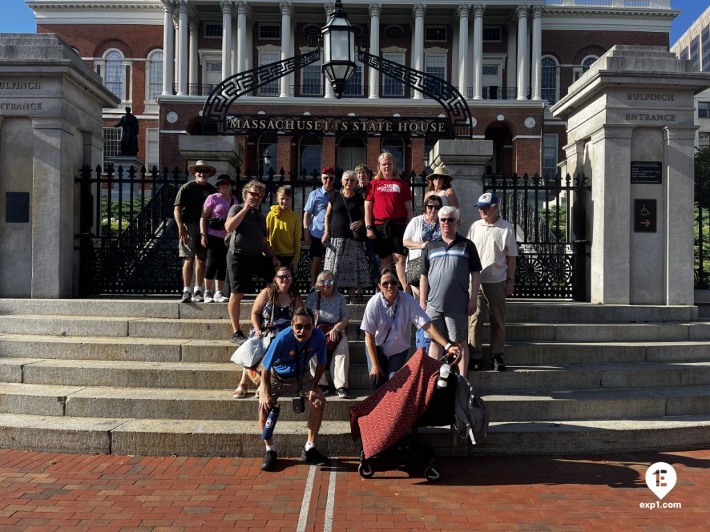 Group photo Haunted Boston Walking Tour on Aug 28, 2024 with Paul