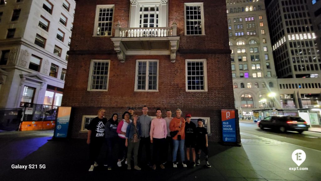 Group photo Haunted Boston Walking Tour on Sep 10, 2024 with Charlie