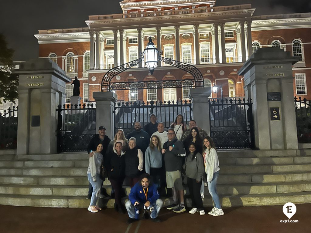 Group photo Haunted Boston Walking Tour on Sep 28, 2024 with Paul