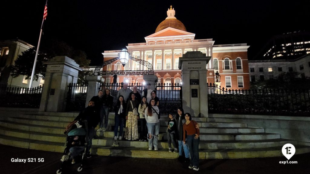 Group photo Haunted Boston Walking Tour on Sep 29, 2024 with Charlie