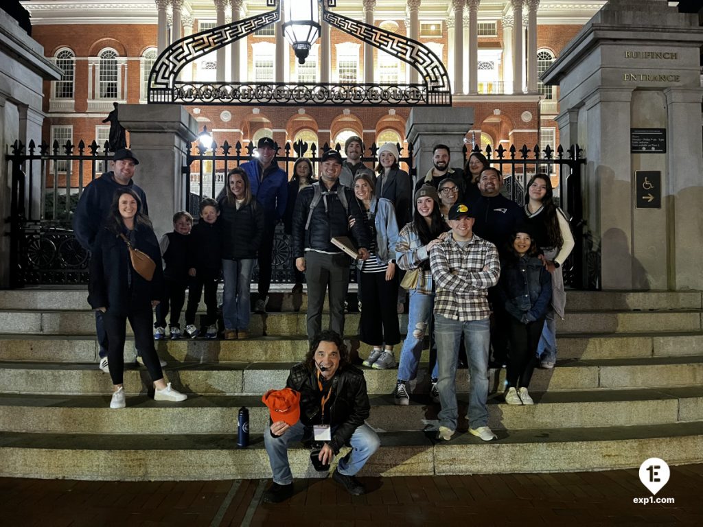 Group photo Haunted Boston Walking Tour on Oct 11, 2024 with Paul