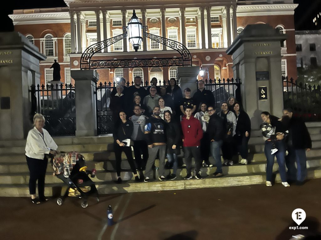 Group photo Haunted Boston Walking Tour on Oct 12, 2024 with Paul