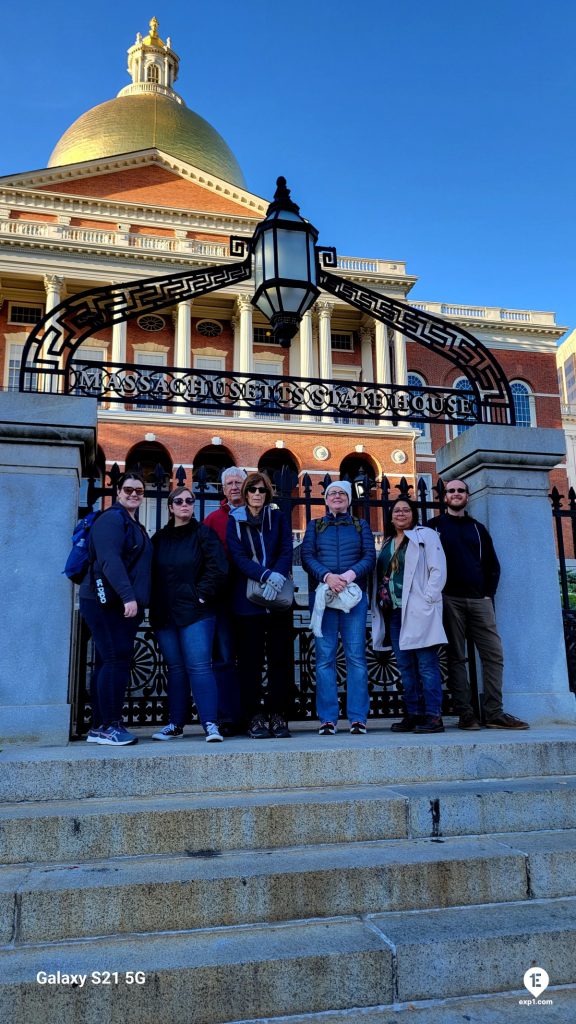 Group photo Haunted Boston Walking Tour on Oct 15, 2024 with Charlie