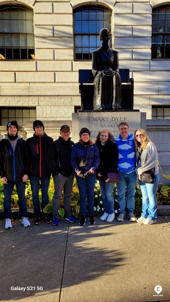 Group photo Haunted Boston Walking Tour on Oct 16, 2024 with Charlie