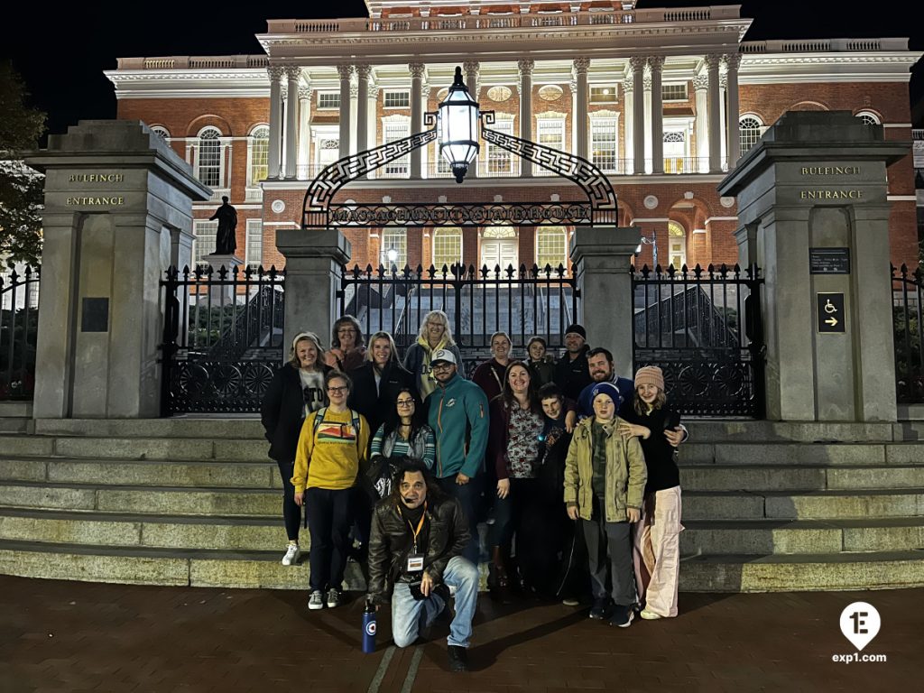 Group photo Haunted Boston Walking Tour on Oct 18, 2024 with Paul