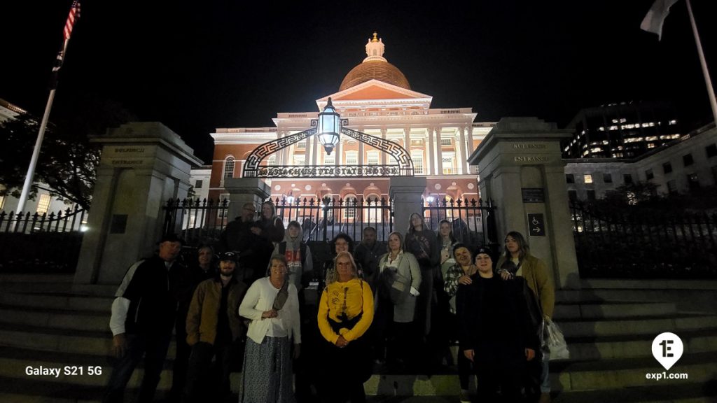 Group photo Haunted Boston Walking Tour on Oct 20, 2024 with Charlie