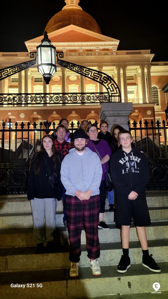 Group photo Haunted Boston Walking Tour on Oct 22, 2024 with Charlie