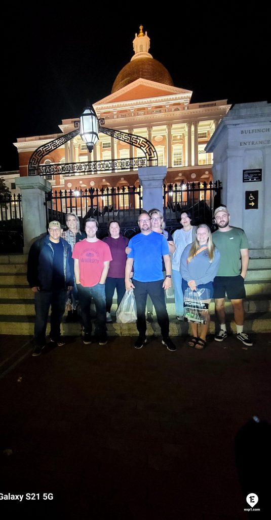 Group photo Haunted Boston Walking Tour on Oct 23, 2024 with Charlie