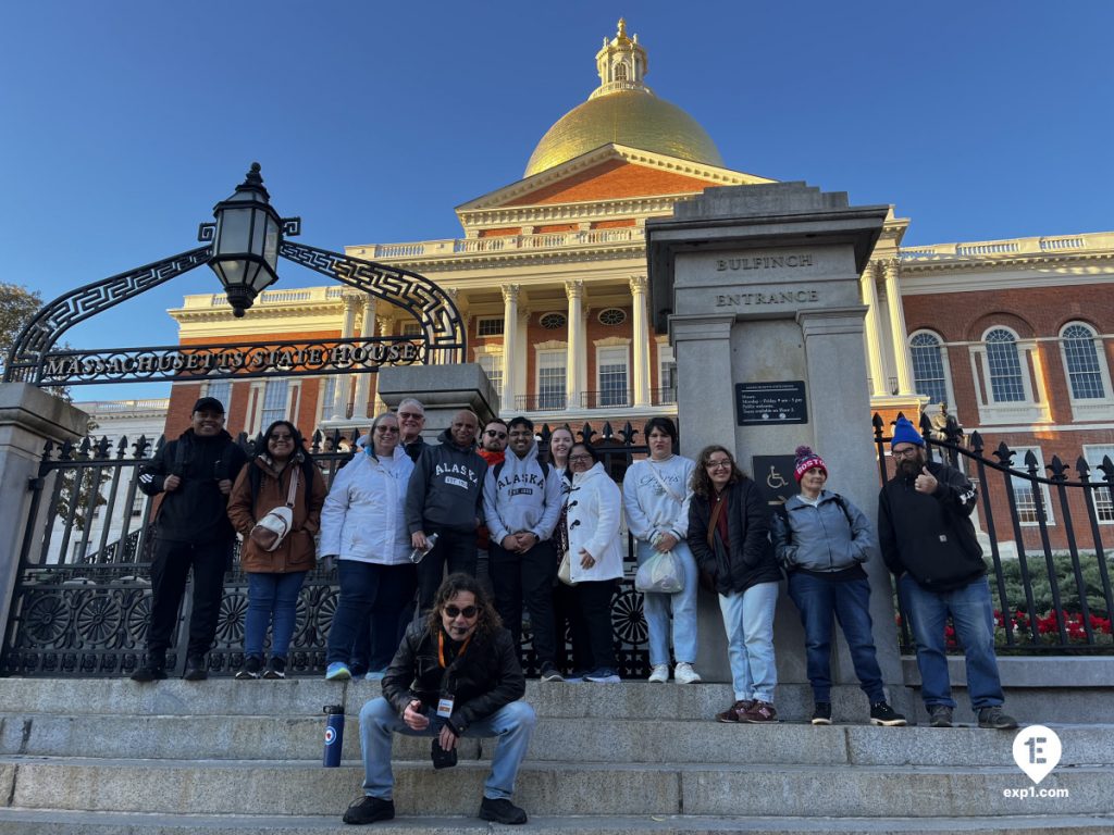 Group photo Haunted Boston Walking Tour on Oct 27, 2024 with Paul