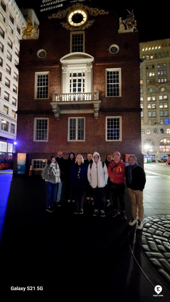 Group photo Haunted Boston Walking Tour on Oct 28, 2024 with Charlie