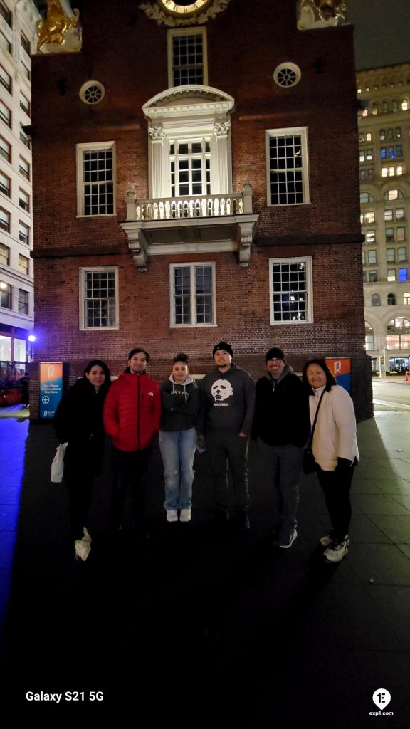 Group photo Haunted Boston Walking Tour on Oct 29, 2024 with Charlie