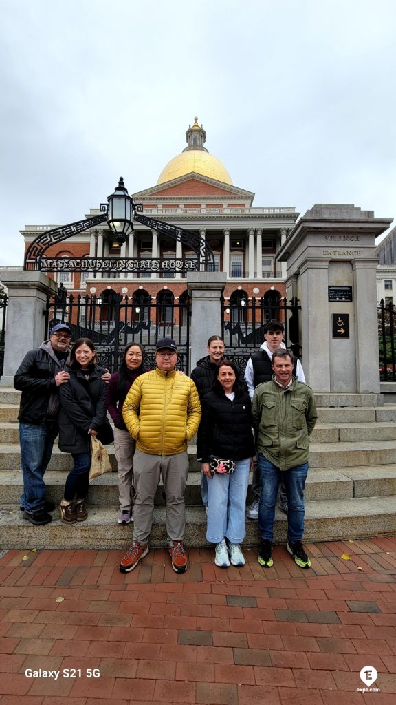 Group photo Haunted Boston Walking Tour on Oct 29, 2024 with Charlie