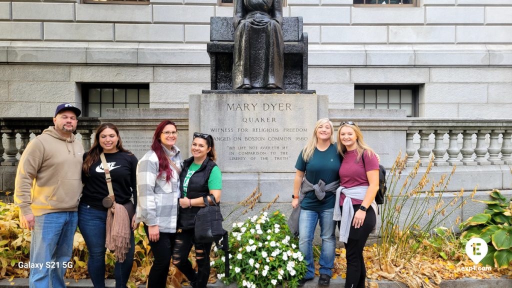 Group photo Haunted Boston Walking Tour on Oct 30, 2024 with Charlie