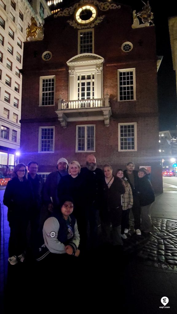 Group photo Haunted Boston Walking Tour on Oct 30, 2024 with Charlie