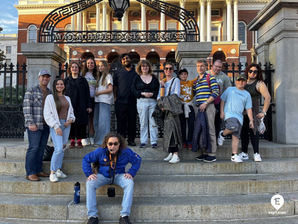 Group photo Haunted Boston Walking Tour on Nov 1, 2024 with Paul