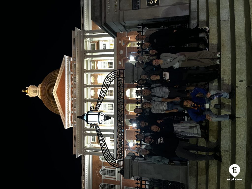 Group photo Haunted Boston Walking Tour on Nov 1, 2024 with Paul