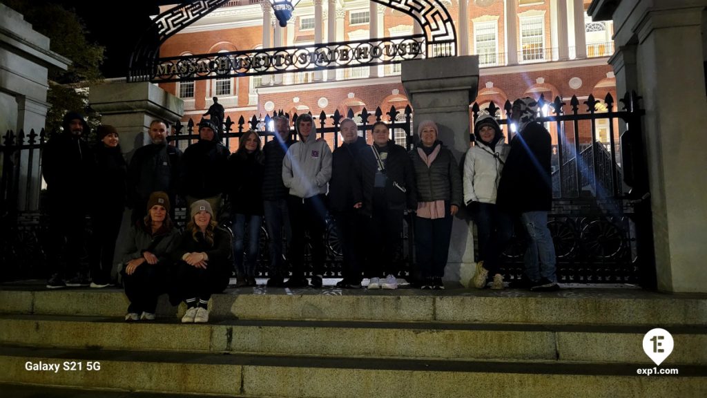 Group photo Haunted Boston Walking Tour on Nov 3, 2024 with Charlie