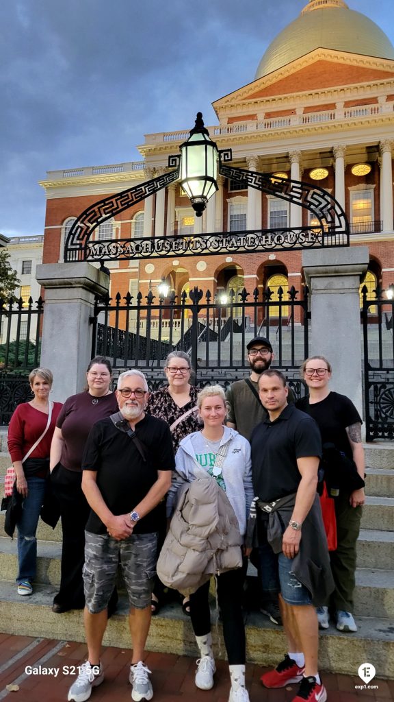 Group photo Haunted Boston Walking Tour on Nov 6, 2024 with Charlie