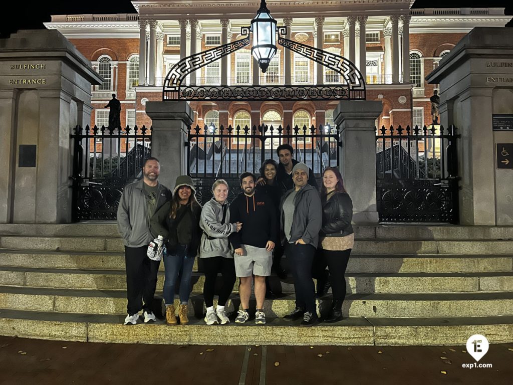 Group photo Haunted Boston Walking Tour on Nov 7, 2024 with Paul