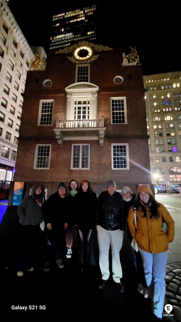 Group photo Haunted Boston Walking Tour on Nov 12, 2024 with Charlie