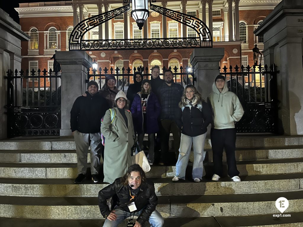 Group photo Haunted Boston Walking Tour on Nov 15, 2024 with Paul