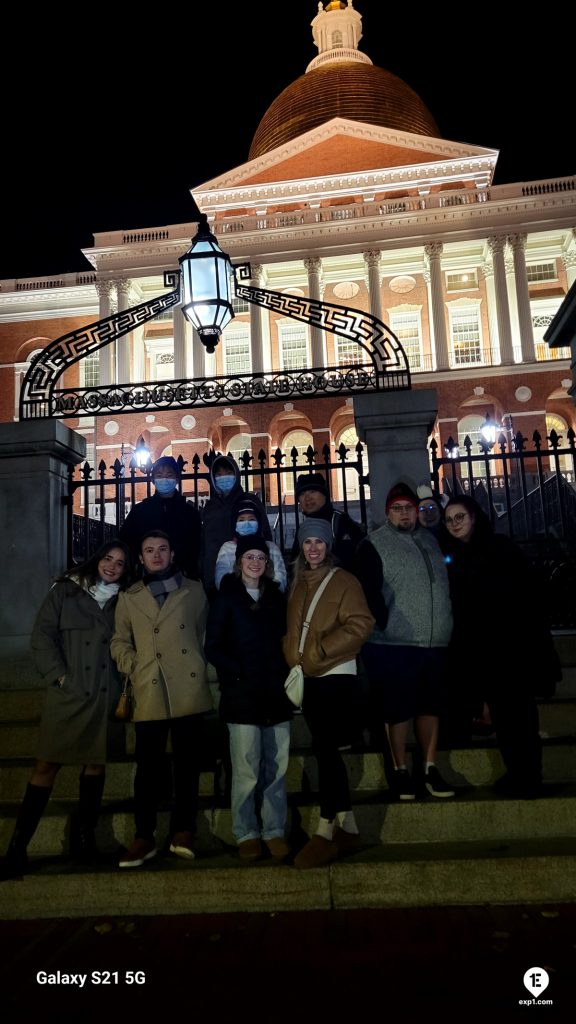 Group photo Haunted Boston Walking Tour on Nov 25, 2024 with Charlie