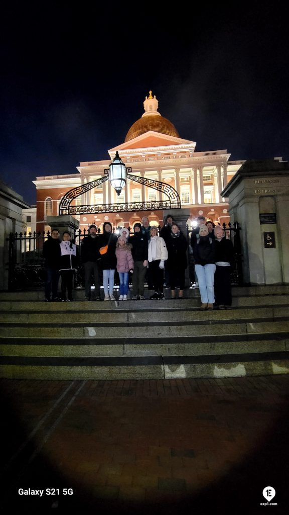 Group photo Haunted Boston Walking Tour on Nov 26, 2024 with Charlie