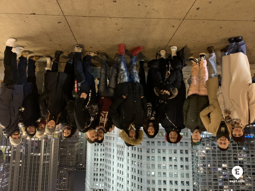 Group photo Mobsters & Haunted Mysteries of Chicago Tour on Dec 3, 2023 with Michael