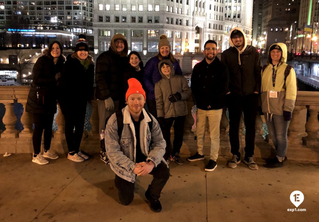 Group photo Mobsters & Haunted Mysteries of Chicago Tour on Mar 18, 2024 with Jacob