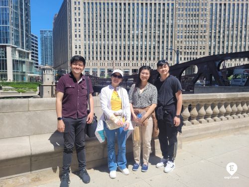 Chicago Riverwalk Architecture Tour on May 12, 2024 with Isabel