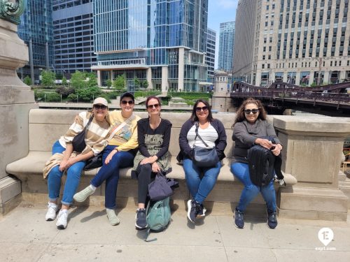 Chicago Riverwalk Architecture Tour on May 16, 2024 with Isabel