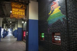 Exterior of Billy Goat Tavern in Chicago